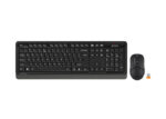 Set Tastatură + Mouse A4Tech FG1012S, Fără fir, Negru - Image 2
