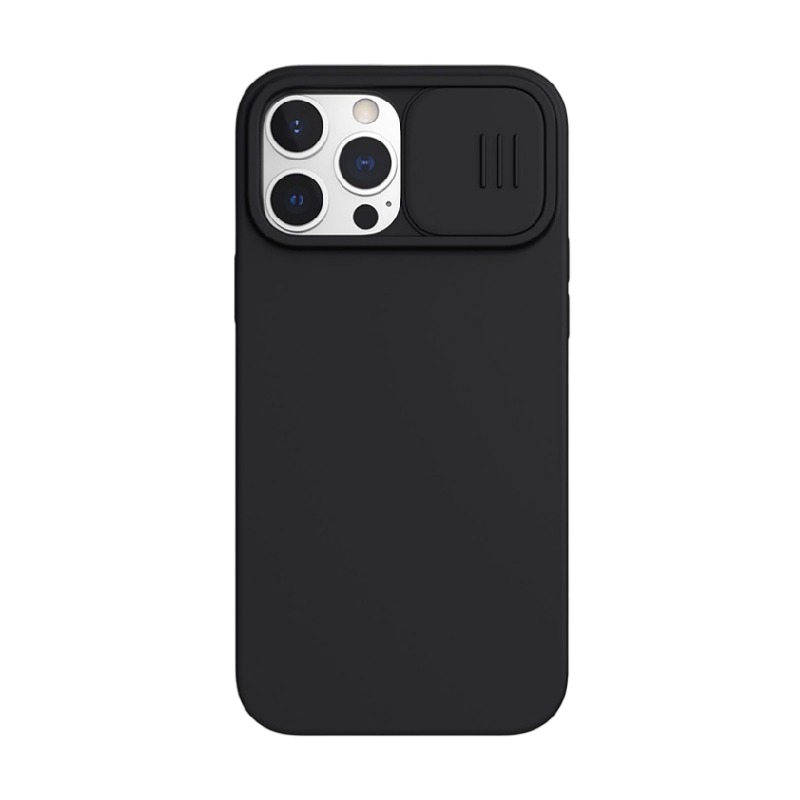 9d5f0057-251c-41ed-b77e-5dfe8f0bb085 Husă Nillkin iPhone 13 Pro Max CamShield Silky MagneticSilicone, Elegant Black - Image 1