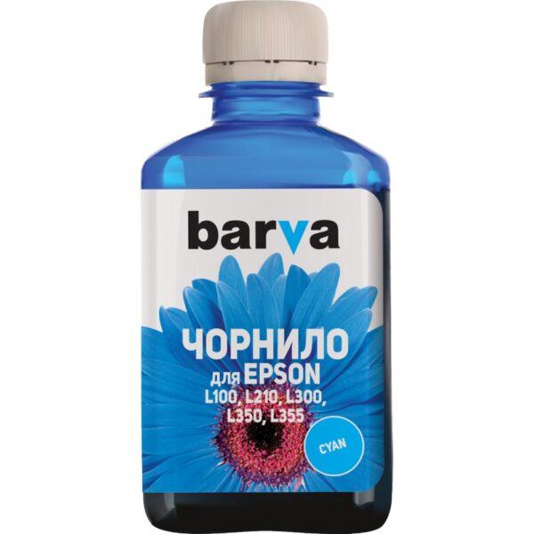 Recipient de cerneală Barva PN-EL100N, 180ml, Cyan