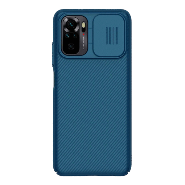 Husă tip carte Nillkin Redmi Note 10 - Camshield, Albastru