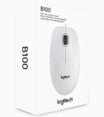 Mouse Logitech B100, Alb - imagine 4