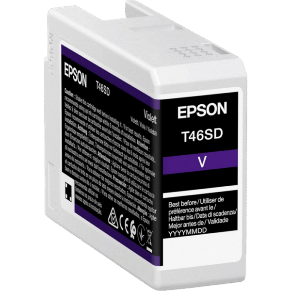 Cartuș de cerneală Epson T46S UltraChrome Pro 10, 25ml, Violet