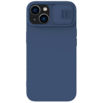 Husă Nillkin iPhone 15 Plus, CamShield Silky Silicone, Albastru Marin