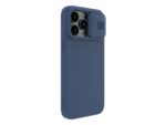 Husă Nillkin iPhone 14 Pro Max, CamShield Silky Silicone, Albastru - Image 8