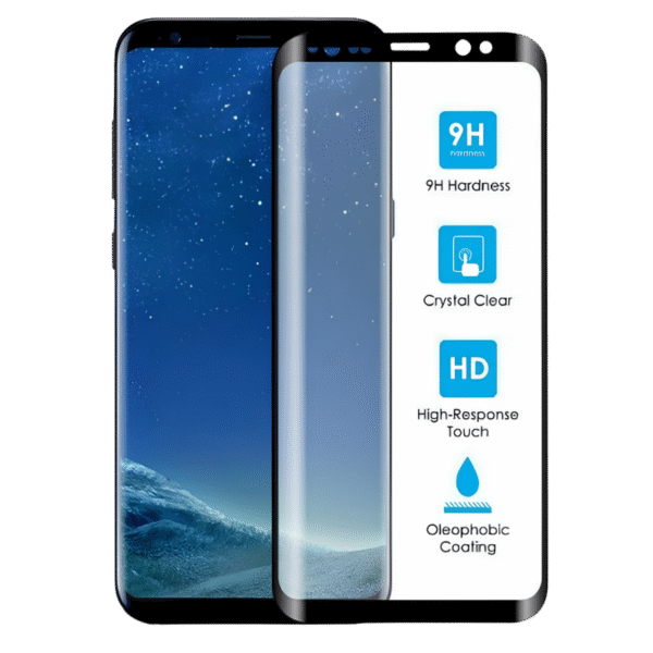 Sticlă de protecție Cellularline Tempered Glass - Samsung Galaxy S9+, Negru