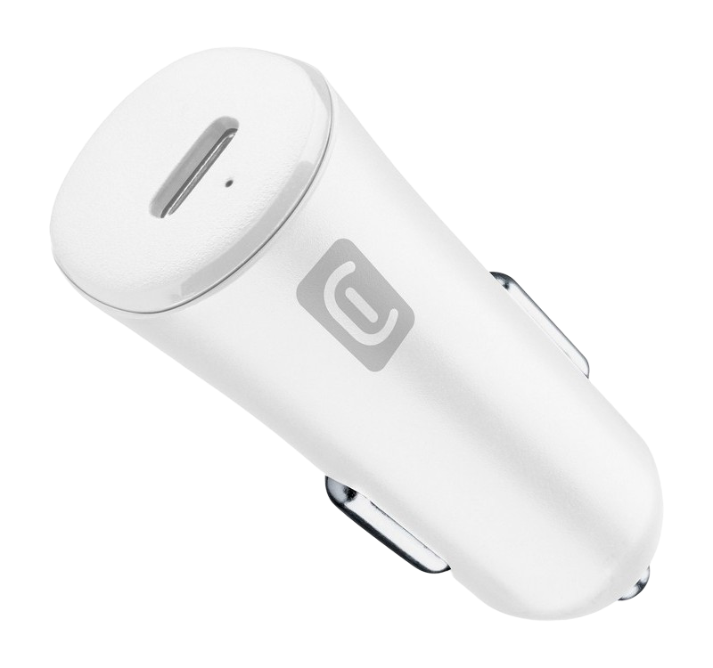a2c046f6-87e9-4731-841f-f0b7e36f321d Incărcător auto Cellularline USB-C, 20W, Alb - Image 1