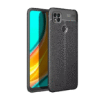 Husă Xcover RedMi 9C - Leather, Negru