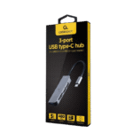 Adaptor Hub Gembird UHB-CM-CRU3P1U2P2-01, Argintiu - Image 2