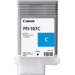 Cartuș de cerneală Canon PFI-107, 130ml, Cyan - Image 2