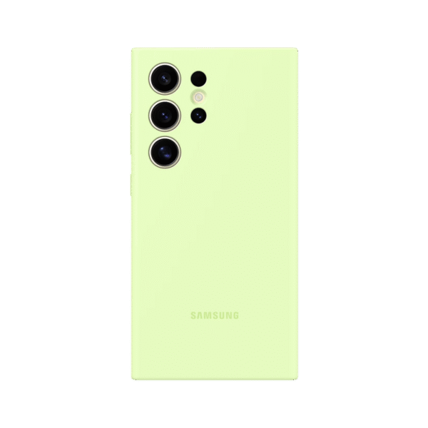 Husă Samsung Silicone Cover Galaxy S24 Ultra, Verde