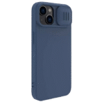 Husă Nillkin iPhone 15 Plus, CamShield Silky Silicone, Albastru Marin - Image 2