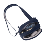 Geantă pe umăr Bobby Boxy Sling, Polietilen tereftalat reciclat, Bleumarin - Image 5