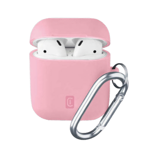 Husă pentru Airpods Cellularline Bounce - AirPods 1 & 2, Roz