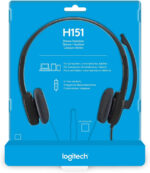 Căști Logitech H151, Negru - imagine 5