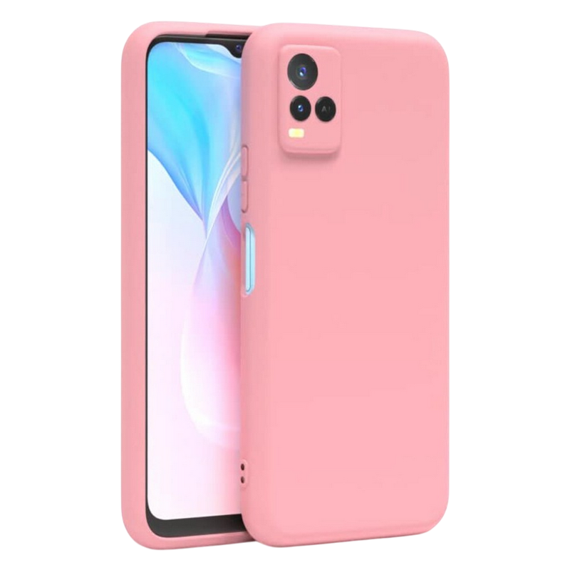 ac3df452-e507-425c-abc9-faca252d4e72 Xcover husa p/u Vivo Y21, Liquid Silicone, Pink - Image 1
