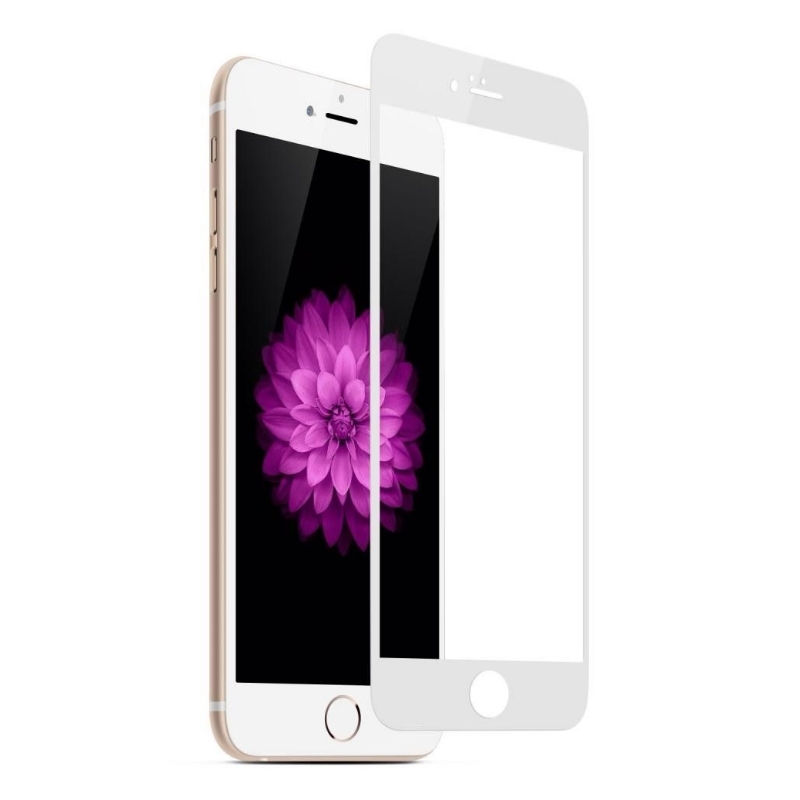 ad5e308e-ccc3-4ed7-b985-b0b46a895259 Sticlă de protecție Xcover iPhone 6/7/8 Plus 3D Zero Frame, Alb - Image 1