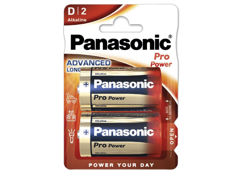 adffd5bc-d1a7-4618-bd8c-5749bb32a982 Baterii Panasonic Pro Power (D) LR20XEG/2BP, D, 2buc. - Image 1