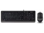 Set Tastatură + Mouse A4Tech F1010, Cu fir, Negru/Gri - Image 9