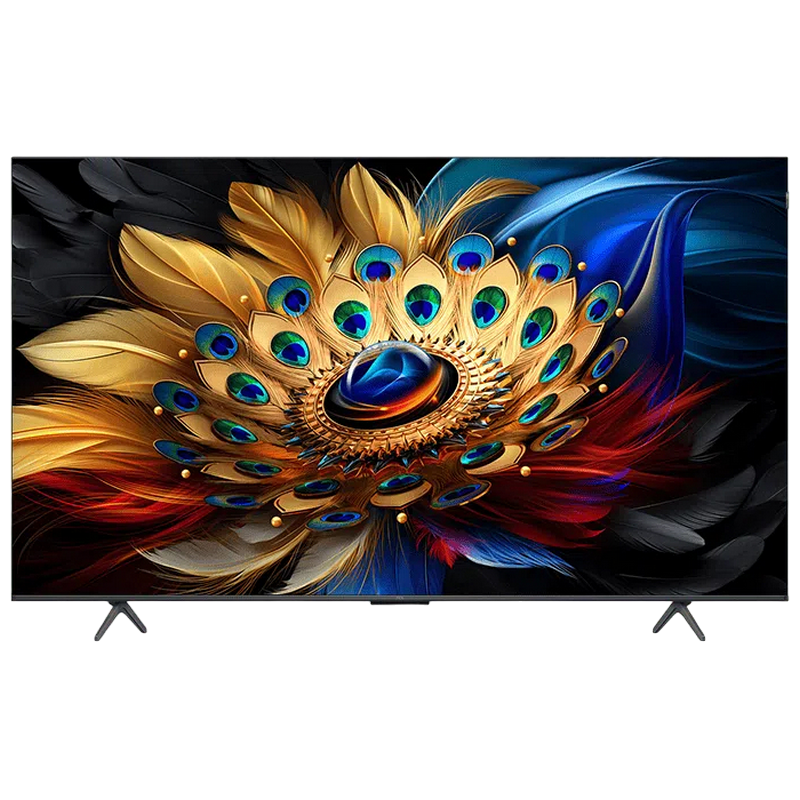 b06b6d74-0e1a-4361-bba2-2a43f04a1d3d 55" LED SMART TV TCL 55C655, QLED, 3840x2160, Google TV, Black - Image 1