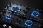 Plită pe gaz Samsung NA64H3000AK/WT, Negru - Image 4