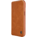 Husă tip carte Nillkin iPhone 15 - Qin Pro, Maro - Image 6
