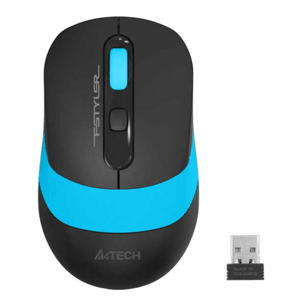 Mouse Wireless A4Tech FG10, Negru/Albastru