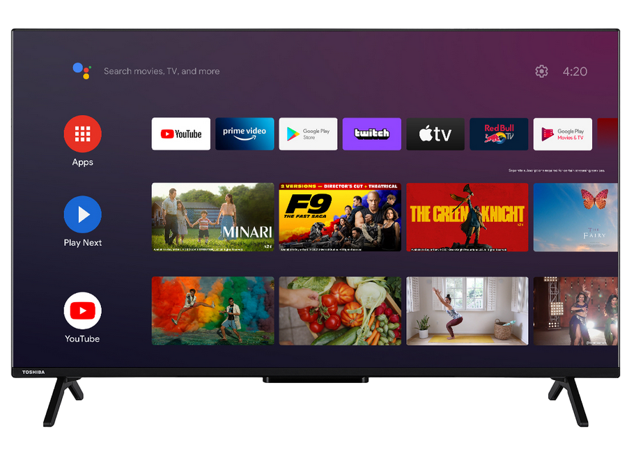 b32ec07b-9048-4e48-a79c-0f32fd60a298 43" QLED SMART TV Toshiba 43QA2363DG, 3840x2160 4K UHD, Android TV, Negru - Image 1