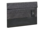 Husă universală pentru Laptop RivaCase Lantau, 13", Poliester, Negru - Image 6