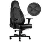 Scaun Gaming Noblechairs Icon, PU Piele, Negru - Image 8