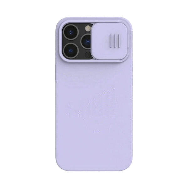 Husă Nillkin iPhone 13 Pro, CamShield Silky Silicone, Misty Purple