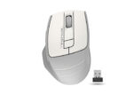 Mouse Wireless A4Tech FG30S, Alb/Gri - Image 8