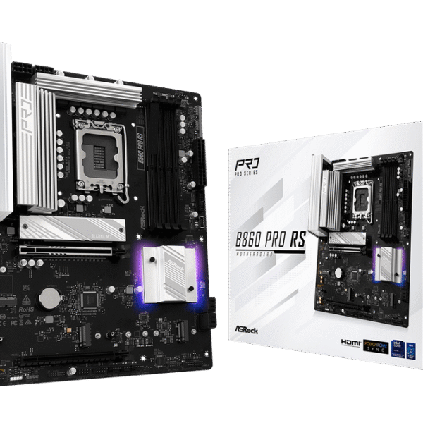Placă de bază ASRock B860 Pro RS, LGA1851, Intel B860, ATX