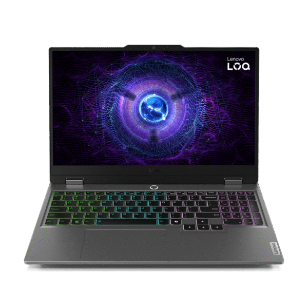 Laptop Gaming 15,6" Lenovo LOQ 15IAX9, Luna Grey, Intel Core i5-12450HX, 24GB/512GB, Fără SO