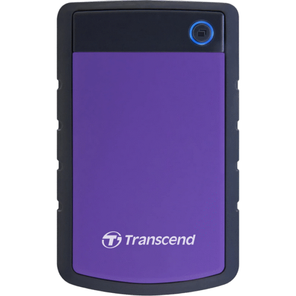 HDD portabil extern Transcend StoreJet 25H3P, 1 TB, Gri/Violet (TS1TSJ25H3P)