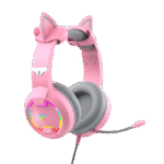 Căști gaming Havit H2233d, Cu fir, Roz - Image 6