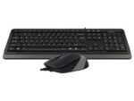 Set Tastatură + Mouse A4Tech F1010, Cu fir, Negru/Gri - Image 8