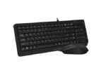 Set Tastatură + Mouse A4Tech F1512, Cu fir, Negru - imagine 6