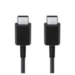 Cablu încărcare și sincronizare Samsung EP-DA705BBRGRU, USB Type-C/USB Type-C, 1m, Negru