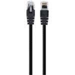 Patch cord Cablexpert PP6U-0.5M/BK, Cat6 UTP, 0,5m, Negru