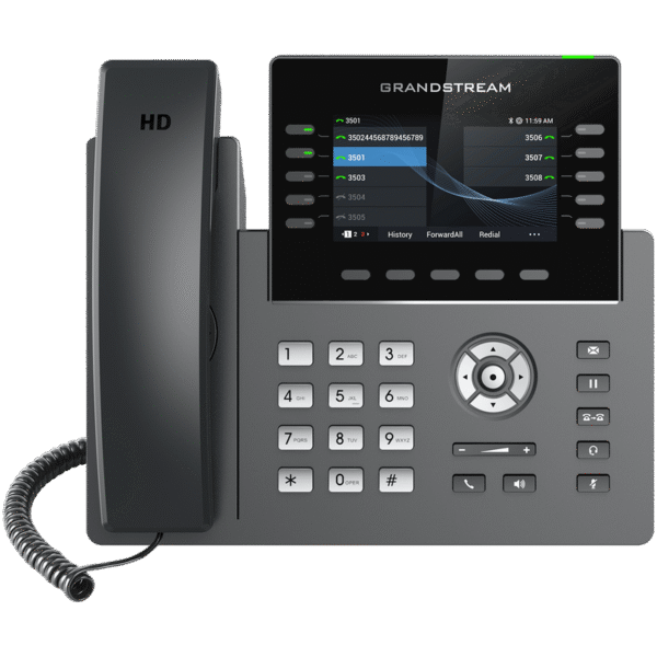 Telefon IP Grandstream GRP2615, Negru