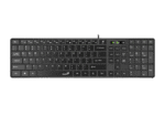 Tastatură Genius SlimStar 126, Cu fir, Negru