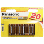 Baterii Panasonic LR03REB, AAA, 20buc.
