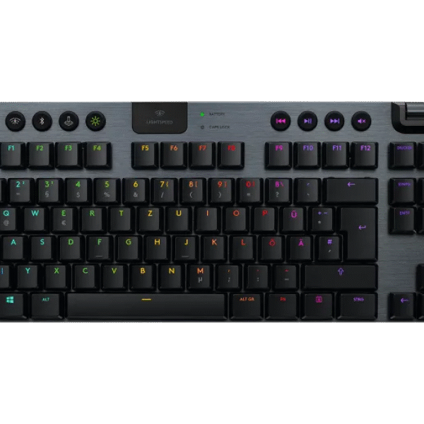 Tastatură Logitech G915 TKL, Fără fir, Carbon