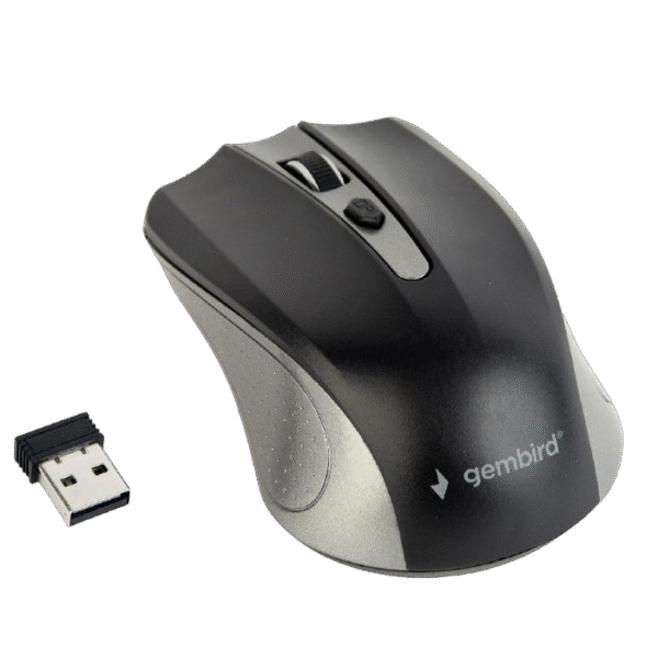 Mouse Wireless Gembird MUSW-4B-04-GB, Gri/Negru