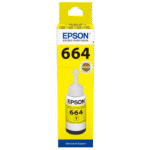 Recipient de cerneală Epson T664, 70ml, Galben - Image 3
