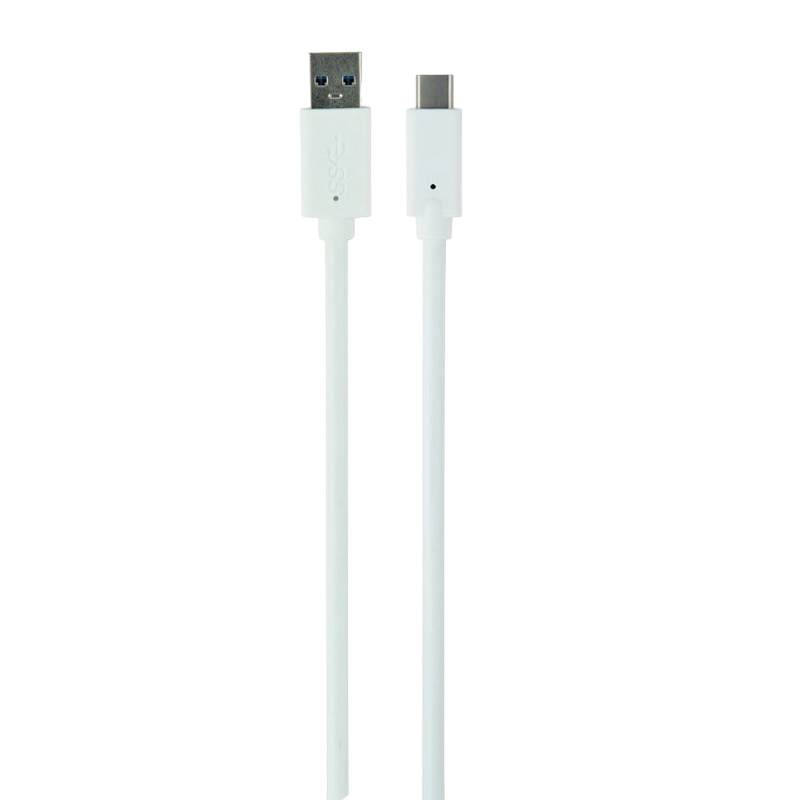 bd0fc8ad-8cd9-4cd5-8bd6-fc5c38e5fd1c Cable Type-C / USB3.0, AM/CM, 3.0 m, Cablexpert, White, CCP-USB3-AMCM-W-10 - Image 1