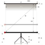 Ecran cu stativ Reflecta Crystal-Line, 1:1 - Image 3