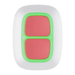 Buton de urgență Ajax DoubleButton, Alb