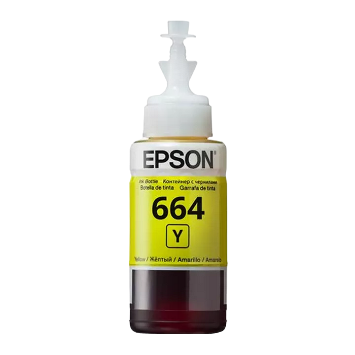 c084a1cc-193f-4910-9557-8cf1eee7da8e Recipient de cerneală Epson T664, 70ml, Galben - Image 1