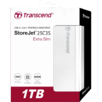 HDD portabil extern Transcend StoreJet 25C3S,  1 TB, Argintiu (TS1TSJ25C3S) - Image 5